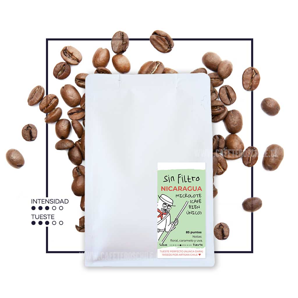 Nicaragua microlote 250gr Grano - Cafeteros Chile