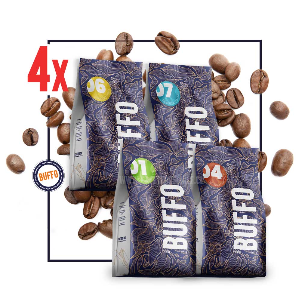 Pack Buffo Variedades 4kg Grano - Cafeteros Chile
