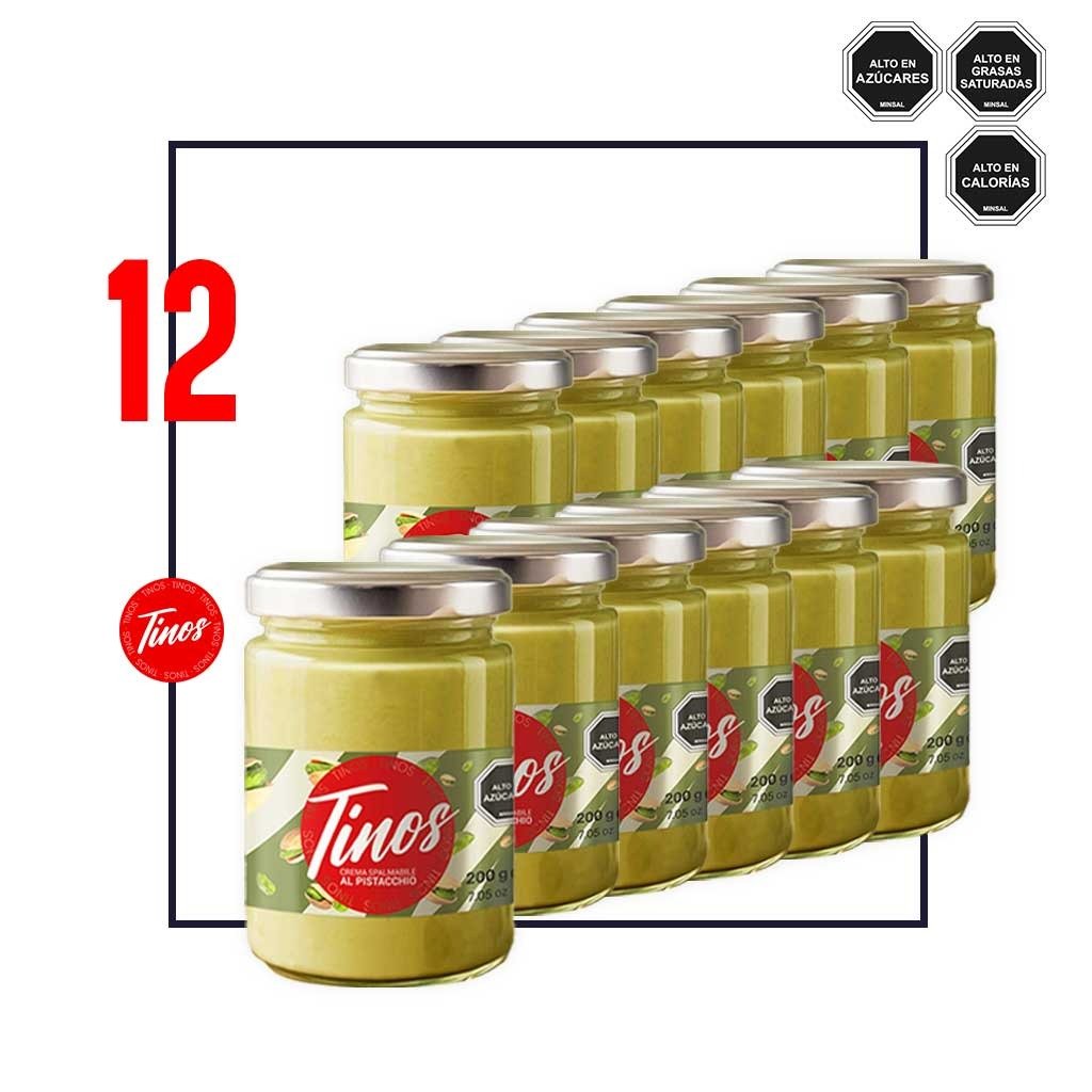 Pack x 12 Crema untable Pistacho 200gr - Cafeteros Chile
