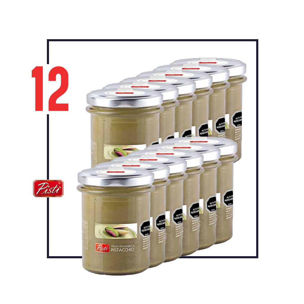Pack x 12 Crema untable Pistacho 200gr - Cafeteros Chile