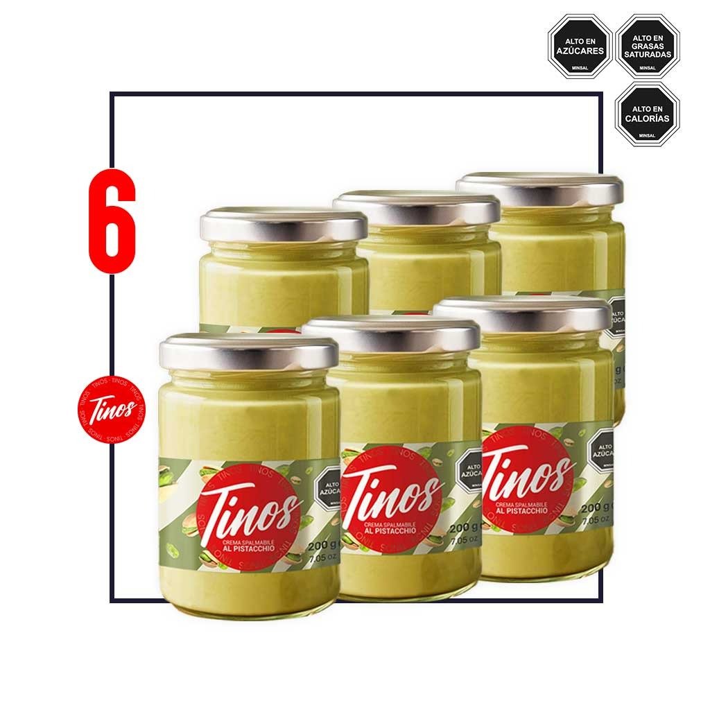 Pack x 6 Crema untable Pistacho 200gr - Cafeteros Chile
