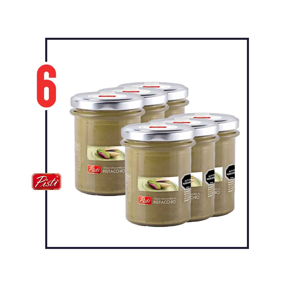 Pack x 6 Crema untable Pistacho 200gr - Cafeteros Chile