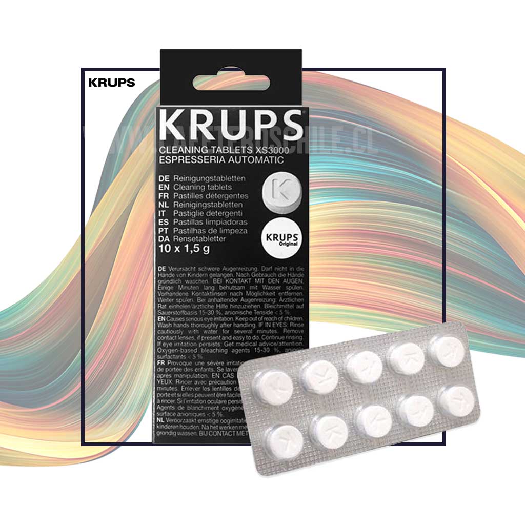 Pastillas limpiadoras Krups XS3000 · 10 u