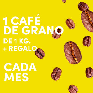 Suscripción de 1kg de Café en Grano - Cafeteros Chile