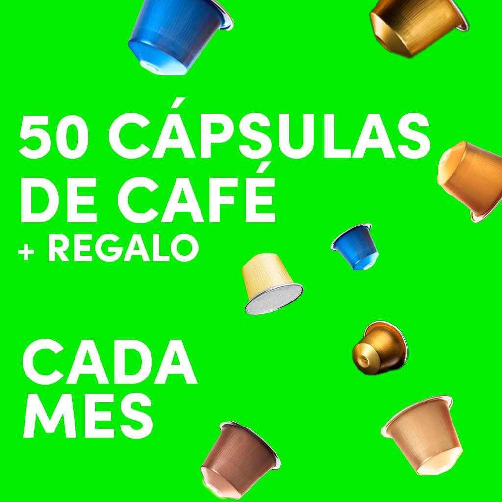 Suscripción de 50 Cápsulas Compatibles con Nespresso - Cafeteros Chile