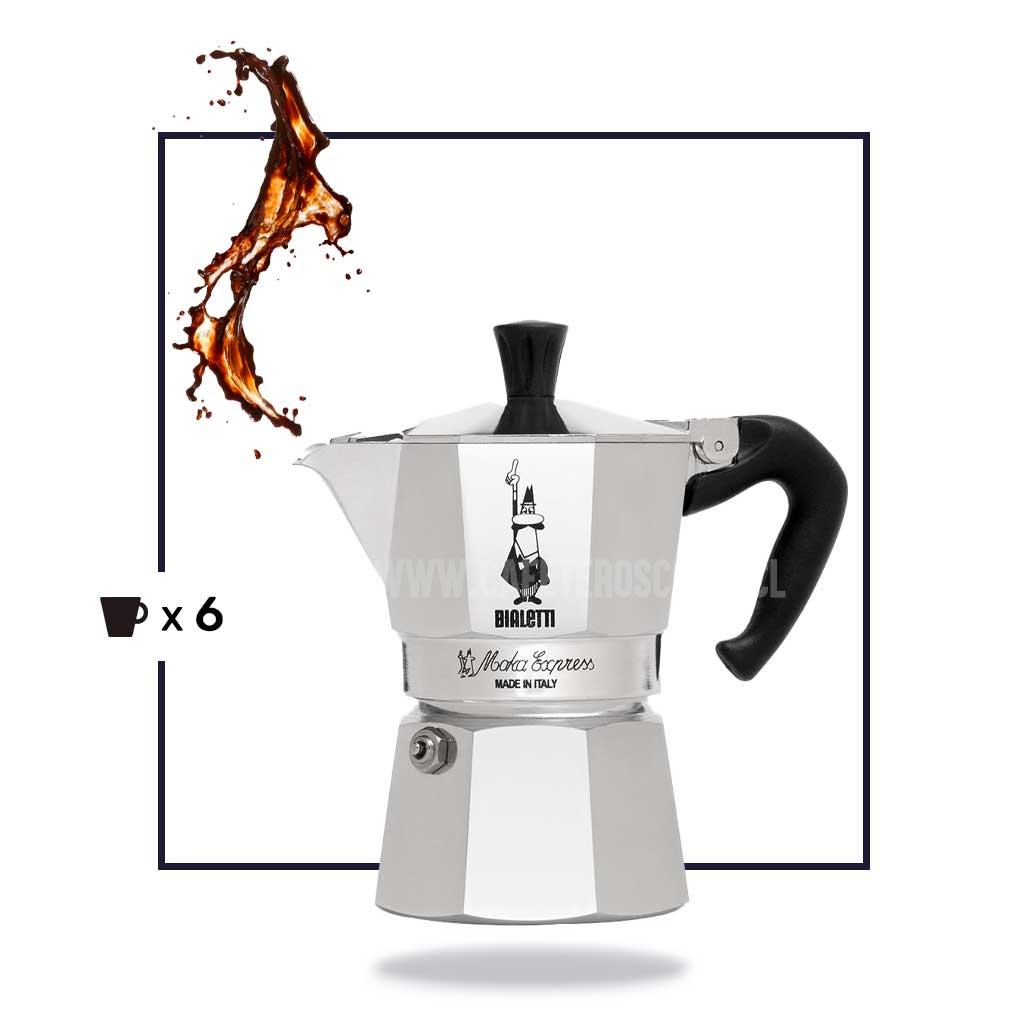 Bialetti Moka 6 tazas - Cafeteros Chile