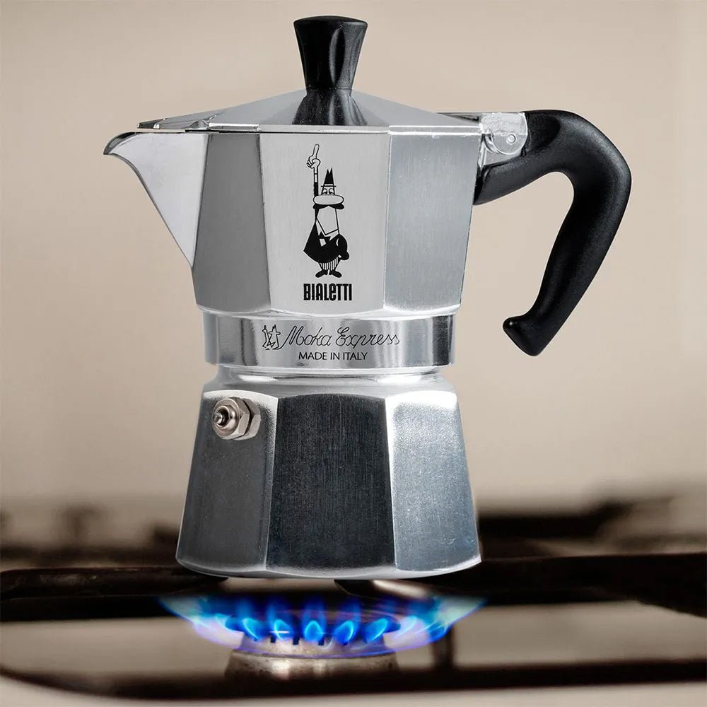 Cafetera Espresso Moka, Para 6 Tazas De Cafe En Grano Molido