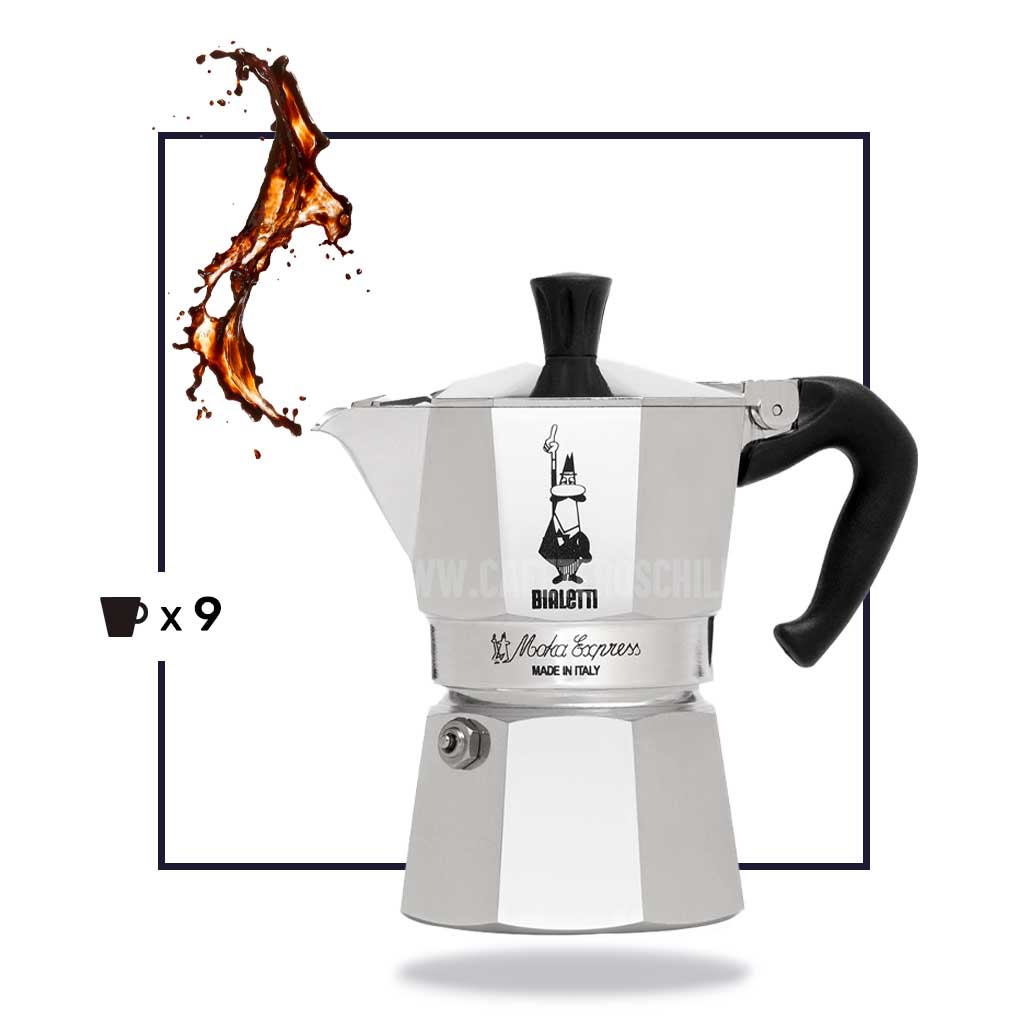 Bialetti Moka 9 tazas - Cafeteros Chile