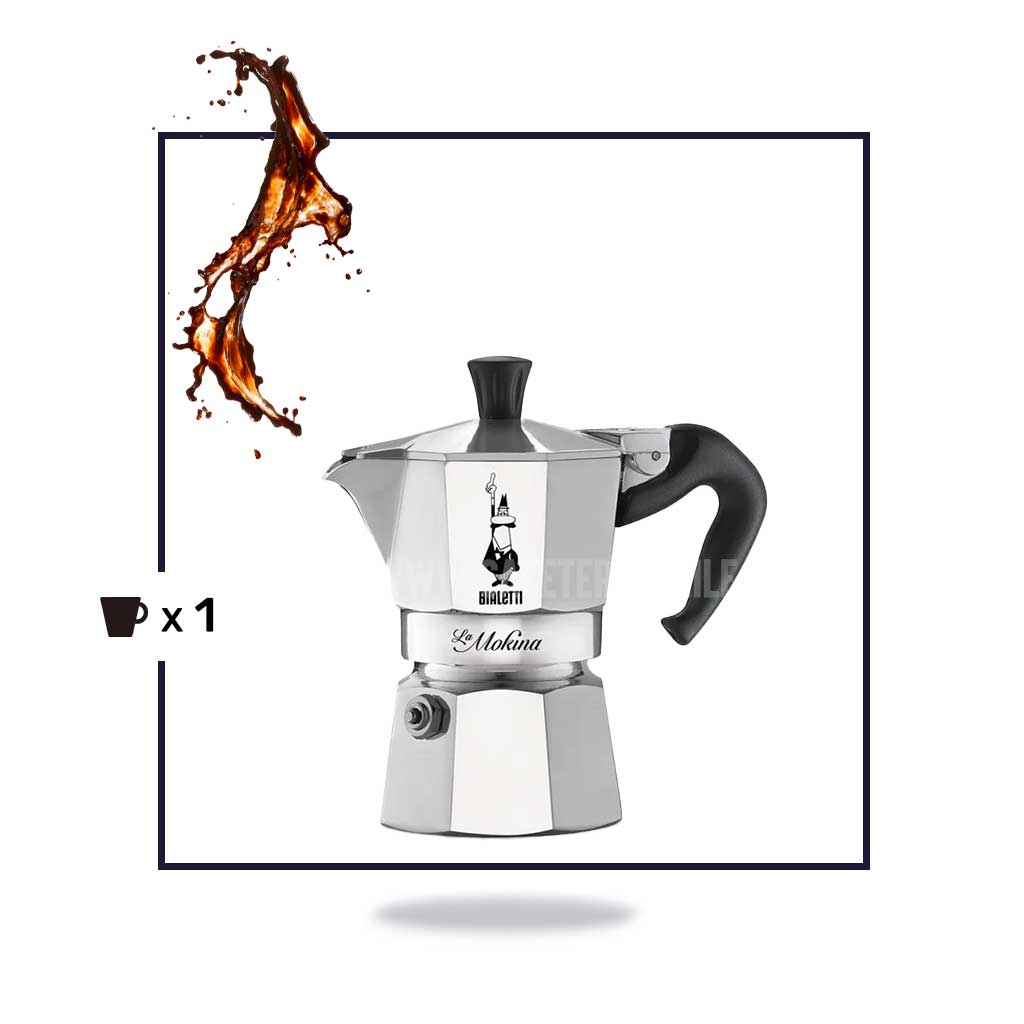 Bialetti Moka La mokina 1/2 taza - Cafeteros Chile