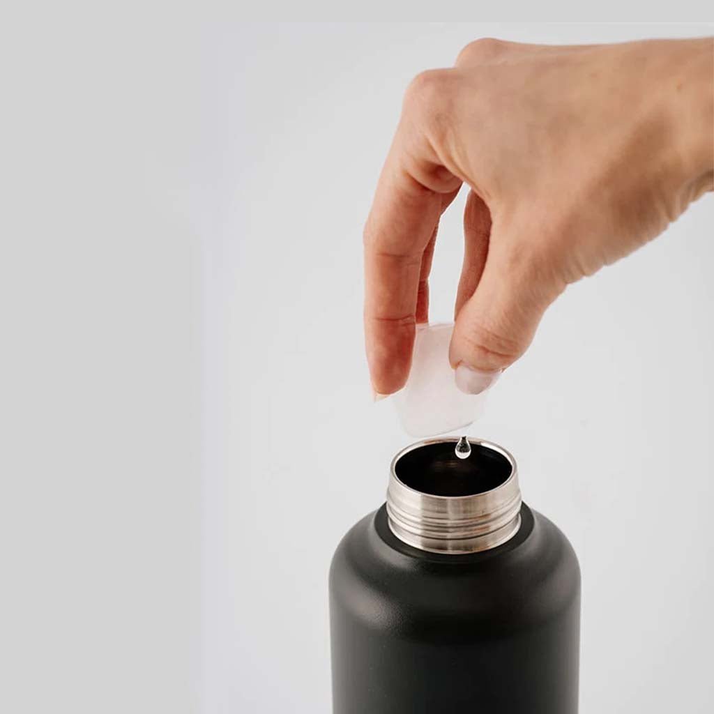 Botella térmica negra 1lt - Cafeteros Chile