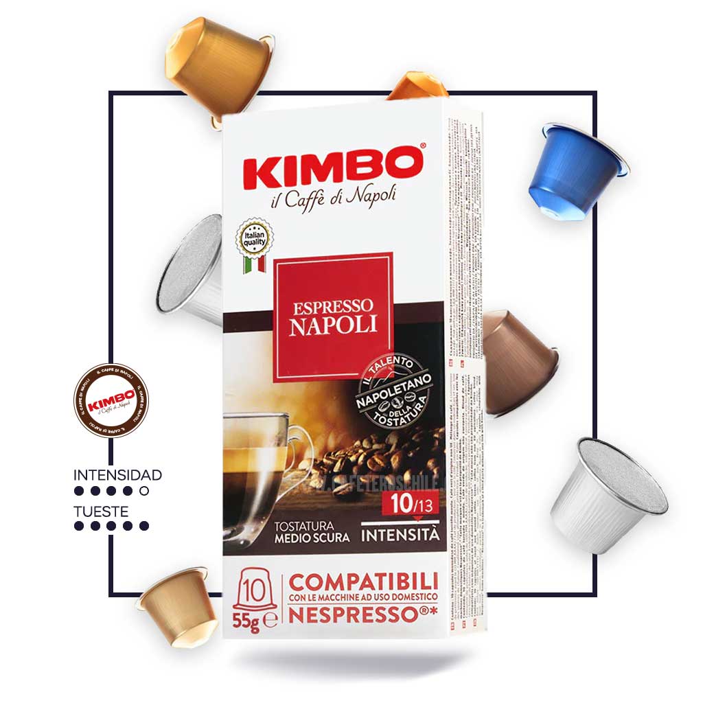 Cápsulas Nespresso Napoli Kimbo - Cafeteros Chile