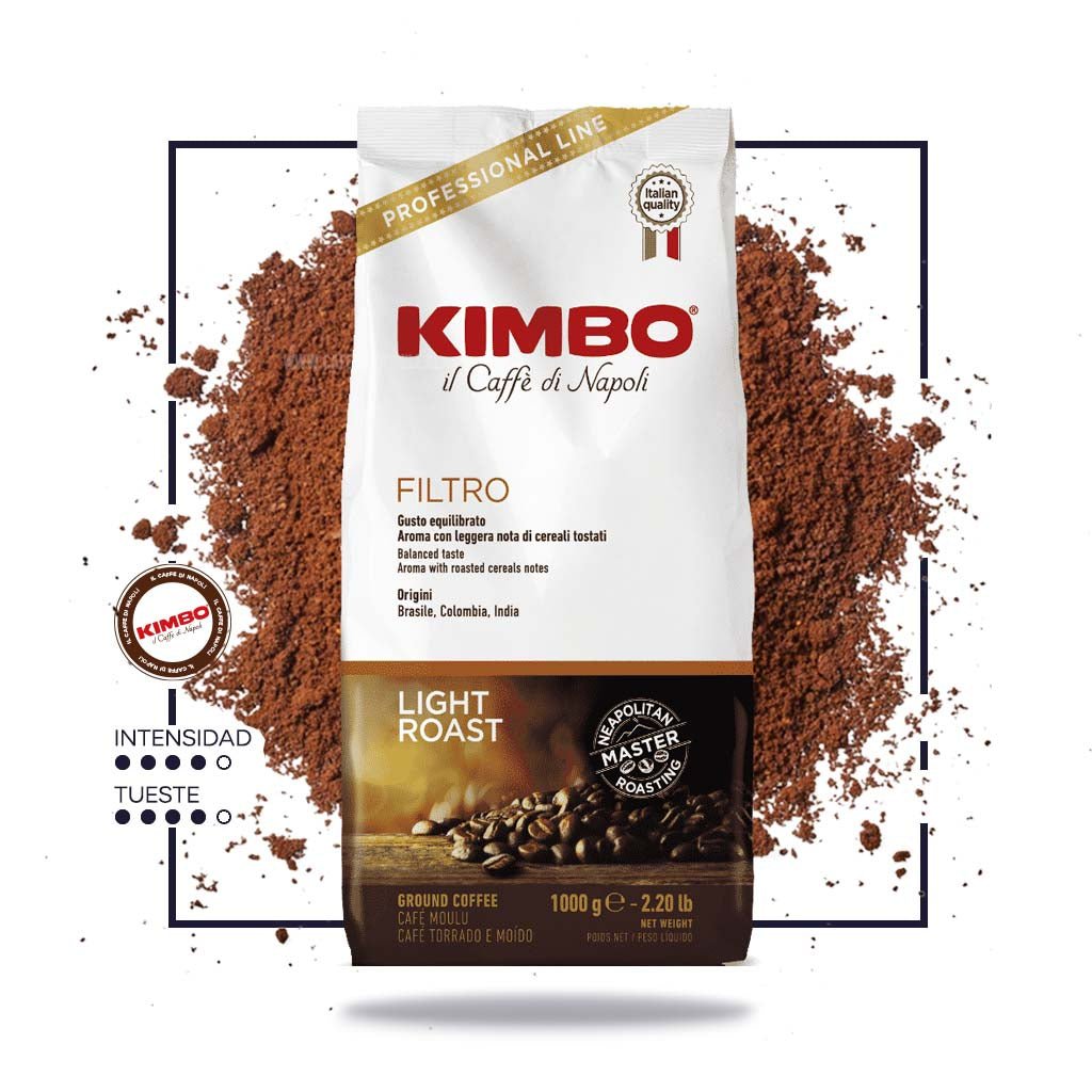 Filtro 1kg Molido Kimbo