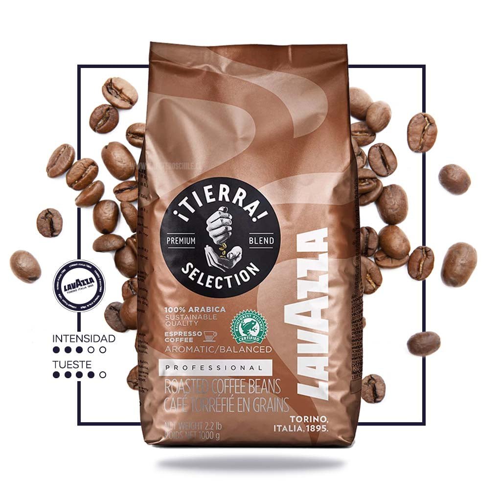 1kg Lavazza Tierra Espresso Café en Grain