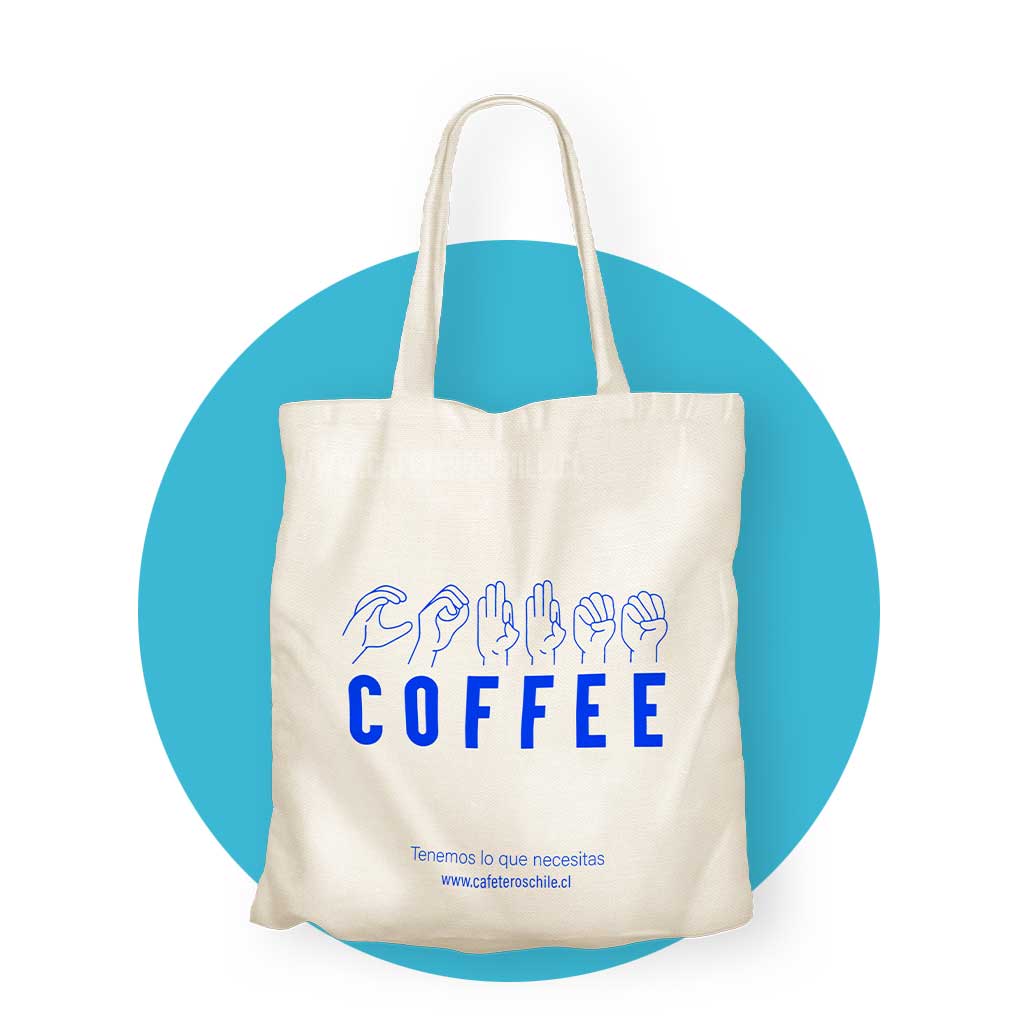 Tote bag Señas Coffee - Cafeteros Chile